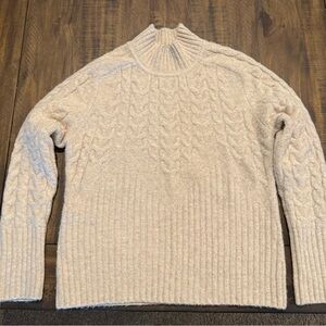 Calvin Klein Beige Cable Knit